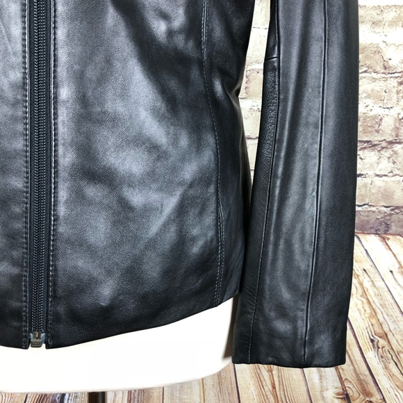 Wilsons Leather Black Genuine Leather Jacket SOLD - Picture 4 of 7
